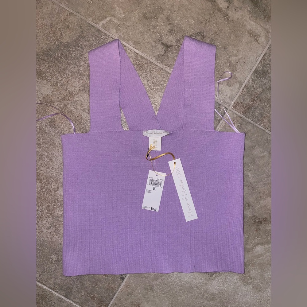 House of Harlow 1960 Lavender Top